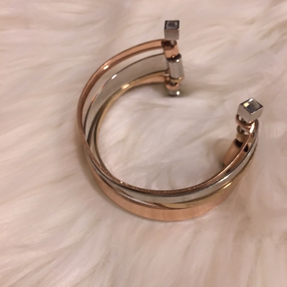Gold and silver Bracelet 5 in 1